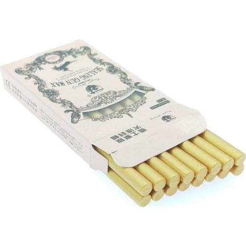 Colorful Sealing Wax Stick for Documents Letters Wedding Invitation New Arrival Beautiful Rod Wax Sealing Sticks Set of 16