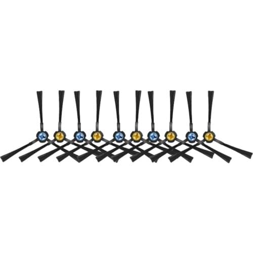 10pcs Robot Vacuum Cleaner sidebruhs for ilife V8 V8s X750 A7 X800 X785 V80 Robotic Vacuum Cleaner Parts Accessories