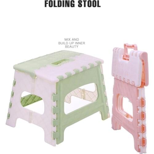 Folding Step Stool Lightweight Step Stool Mini Cartoon Safe Stool for Kitchen, Bathroom, Bedroom, Kids or Adults