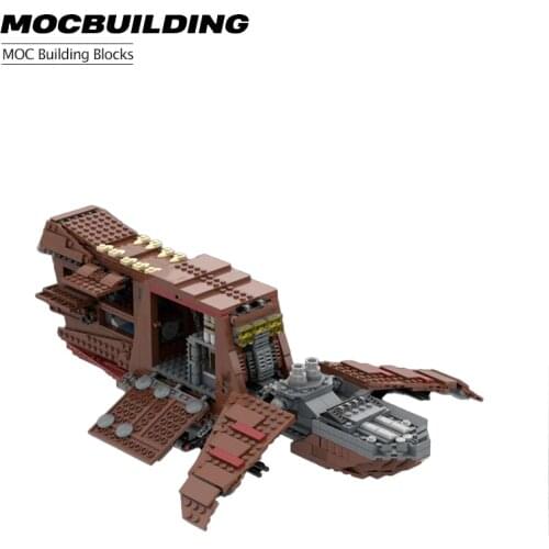 Building Blocks MOC Assembly Model Starship Kids Film Ideas Yv-666 light Cargo Ship Childrens Toy Gifts 1145PCS