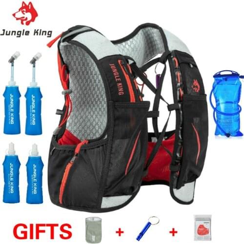 Jungle King 5L Marathon Hydration Vest Pack for 1.5L Water Bag Women Men Bag Cycling Hiking Bag Outdoor Sport Running Backpack