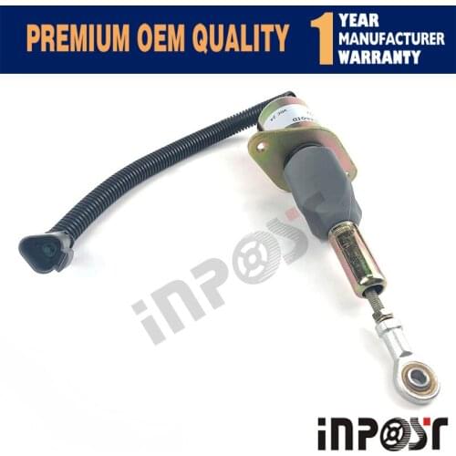 In Stock 4063712 Diesel Shutdown Solenoid 24V For Komatsu PC300-7 PC360-7 Excavator, 6743-81-9141, SA-5030-24