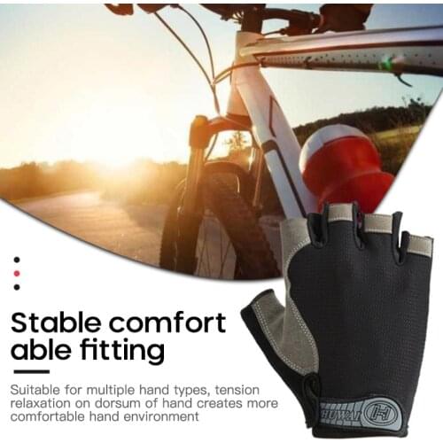 Half Finger Bicycle Gloves Outdoor Sports Gloves For Men Women Gel Pad Breathable MTB Road Racing Riding Cycling Gloves