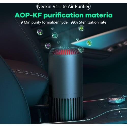 V1 Lite Air Purifier AOP-KF Purification Materials Formaldehyde odor Germs Purify Portable Air Cleaner For Car Home Office