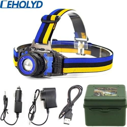 XP-G Q5 High Quality Led Headlamp Built in Battery Zoomable Aluminum Alloy Head Flashlight Lamp Light Bicycle Headlight 3000lm