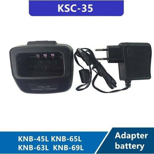 KSC-35 Li-ion Battery Charger For Kenwood TK U100 TK3000 TK2000 Walkie Talkie KNB-45L Battery Charger