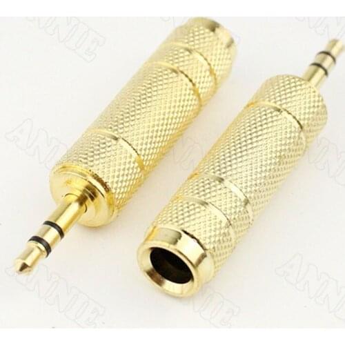 10pcs/lot Microphone Adapter 3.5 To 6.5 3.5 Male Plug Turn 6.5 Adapter Dedicated for Laptop