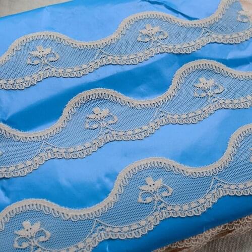 20Yards 2.5cm Width Border Lace DIY Manual Material Ribbon Lace Garment Accessories Lace Sewing Apparel YYN364