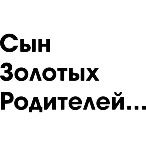 40438# Die-Cut Vinyl Decal Son of Golden Parents Car Sticker Waterproof Auto Decors on Car Body Bumper Rear Window