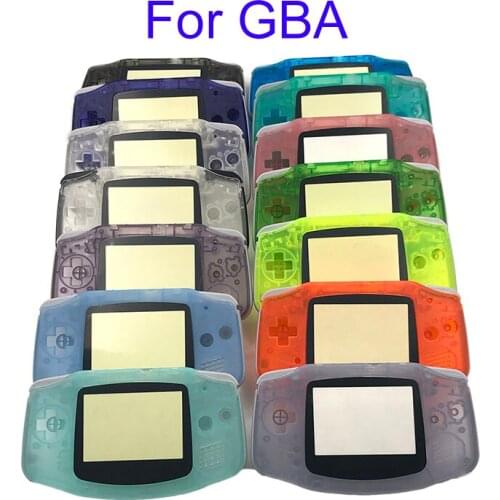 5pcs DIY Full set housing shell cover case w/buttons for Game Boy Advance GBA console