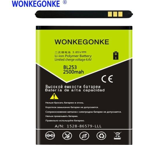 WONKEGONKE BL253 Battery For Lenovo A2010 Bateria / BL 253 / BL-253 / A 2010 Batteries Bateria