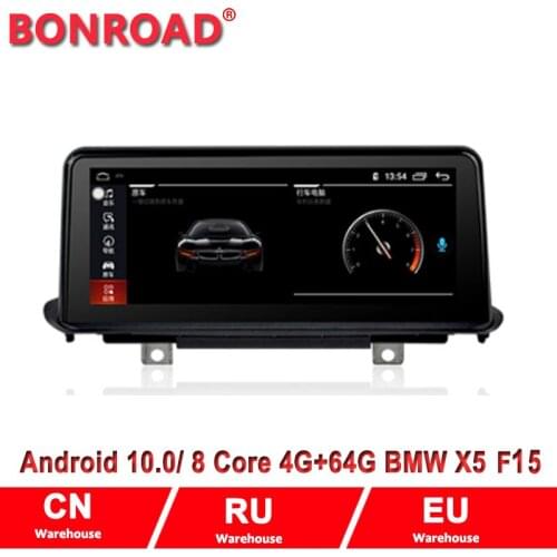 Bonroad Android 10 Car Multimedia Player for BMW X5 F15 X6 F71 Navigation 2014 2015 2016 2017 DVD Stereo Radio 4G 10.25' Screen