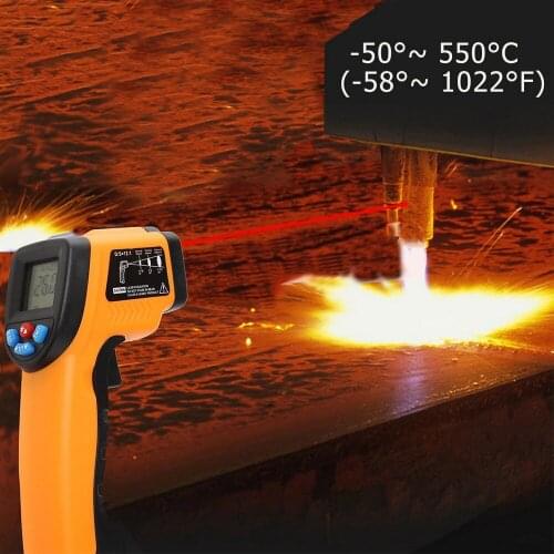 Digital Infrared Thermometer Laser Temperature Meter Non-contact Pyrometer Imager Hygrometer IR Termometro(Not for Human)