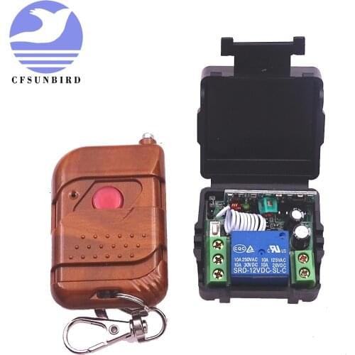 Access control remote control wireless remote control switch module 12V single electric control door