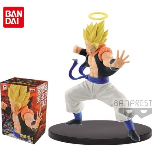 Bandai Dragon Ball Anime Figure BANPRESTO Dragon Ball GT Gogeta Genuine Model Peripheral Collection Decoration Children Toys