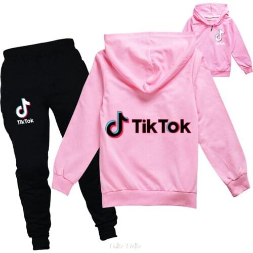 Kids Clothing Sets Zipper Hoodies+Long Pants 2PCS Boy Girl Baby Childrens Set Tik Tok Clothes Suit FNAF Outwear