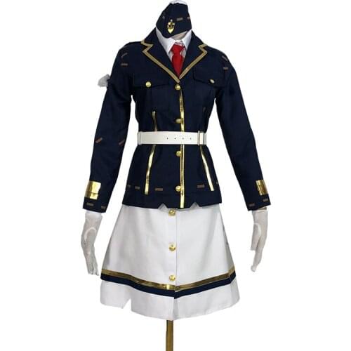 Anime Identity V Cosplay Costume Matha Behamfil Survivors Skin Cosplay Costume Uniform Halloween Air Ground Service Coordinator