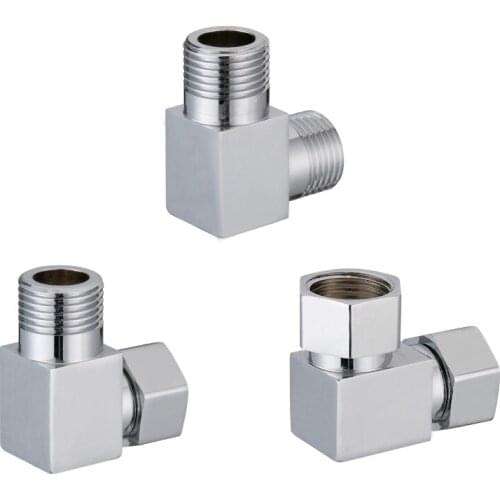 1/2" BSP Female Male Thread Brass 90 Degree Elbow Pipe Fitting Connector Water Heater Pipe Fittings