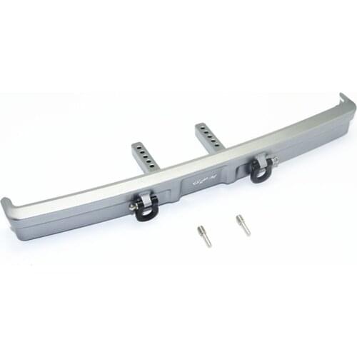 ​For Traxxas TRX4 Ford Bronco 1/10 RC Car Metal Front / Rear Bumper