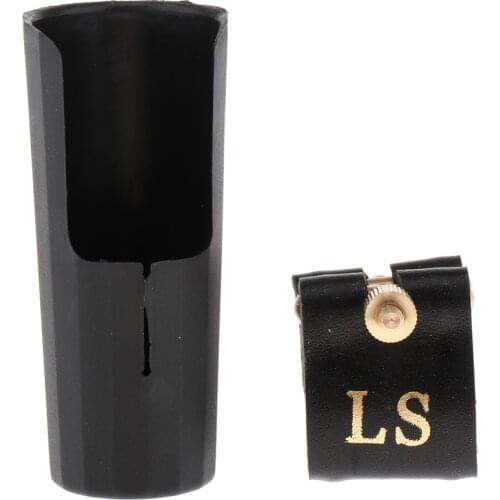 Alto Saxophone Mouthpiece Gold-plated Ligature and Cap Sax Parts