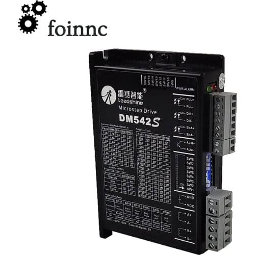 New Arrival Leadshine DM542S Updated from DM542 WITH STRONGER ANTI-INTERFERENCE FUNCTION MORE STEADY Stepper Drive 48VDC 4.2A