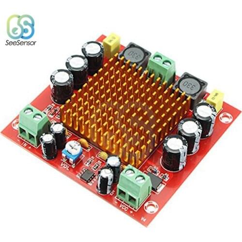 150W TPA3116 Mono Channel Digital Power Audio Amplifier With Preamplifier NE5532 Class D TPA3116D2 DC12-24V Subwoofer Amplifier