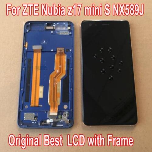 Original LTPro Best LCD Display Touch Screen Digitizer Assembly with frame For ZTE Nubia Z17 mini S NX589J NX589H Mobile Sensor