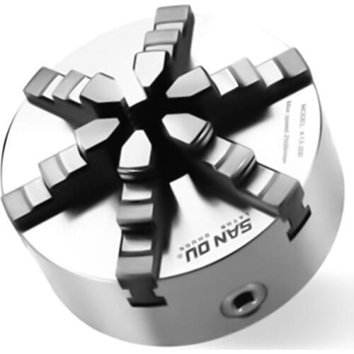 Jaw Lathe Chuck Lathe Chuck 6Jaw 125mm Self-Centering Six Jaw 5'' Chuck M8 for CNC Milling Lathe Machine K13-125