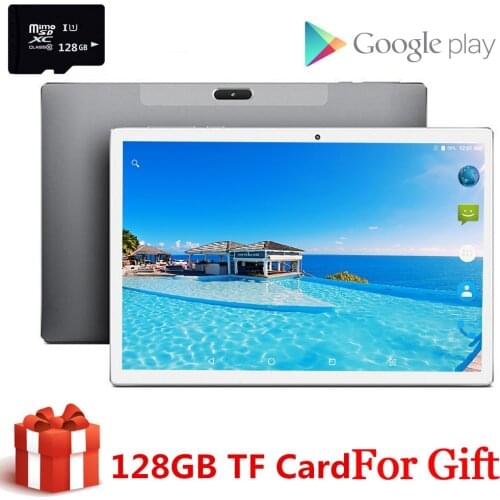 Gift 128GB Card Tablets PC 10 Inch Andriod 8.0 1920*1200 10 Deca Core MTK6797 6GB RAM 64GB ROM Type-C GPS Wifi Support PUBG Game