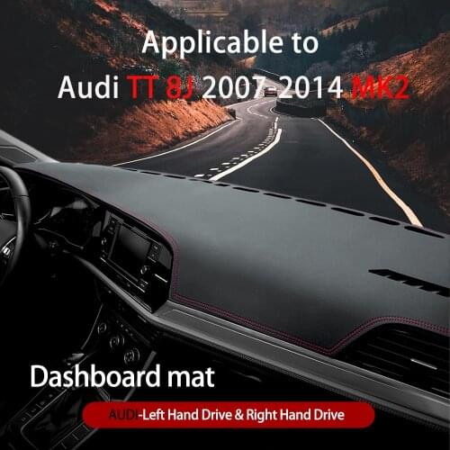 For Audi TT 8J 2007~2014 MK2 Anti-Slip Mat Dashboard Cover Pad Sunshade Dashmat Carpet Accessories S-line 2008 2009 2010 TTS Rug