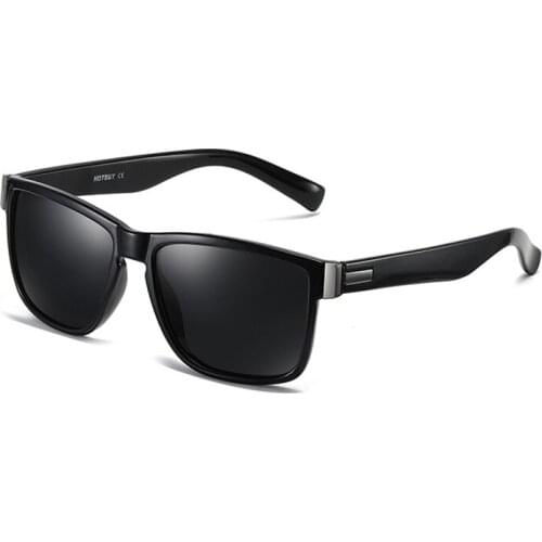 Polarized Sunglasses Men Square Driving Sun Glasses Male Female Sport Polaroid Vintage Retro Sunglasses-men Blue Zonnebril Heren