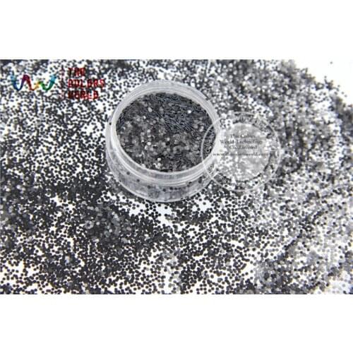 TCH312 1.0 MM 040 Size Solvent Resistant Mate Colors Hexagon shape glitter for nail polish,nail art or other DIY decoration