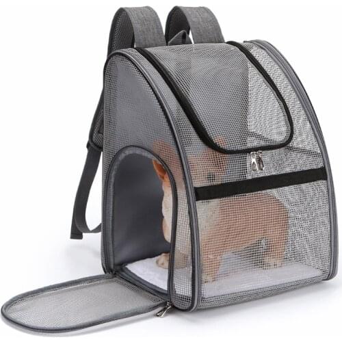 Outdoor Pet Dog Carrier Bag Pet Dog Front Bag Travel Backpack Breathable Backpack Head Comfort