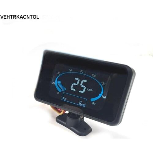 VEHTRKACNTOL 2 Functions 12v / 24v Car Truck Speedometer Speed Meter Gauge+ Odometer Meter Gauge Universal