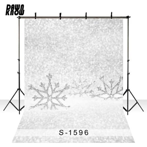 DAWNKNOW Snowflake Vinyl Photography Background For Newborn Photo Shoot Backdrop For Wedding Photo Studio S1596