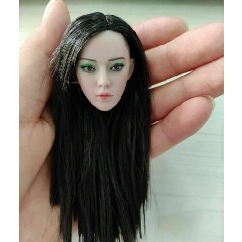 1/6 career killer head carving women head Sculpt PL 2018-136 for 12 inch action figure Body