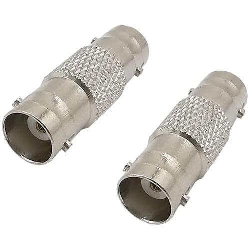 1Pcs BNC Barrel Connector and BNC Female to Female Coupler Adapter for CCTV Security Camera