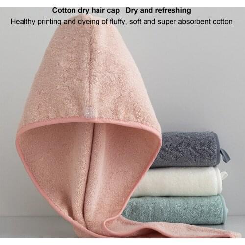 1PC Microfiber Hair Fast Drying Dryer Towel Bath Wrap Hat Quick Cap Turban Dry Quick Drying Lady Household Bath Tool