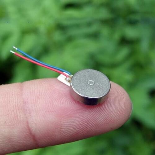 1030 Flat Vibration Motor DC 3V 158MA Metal Surface Button Type Vibrating Motors Micro DIY Electric Machinery Accessories