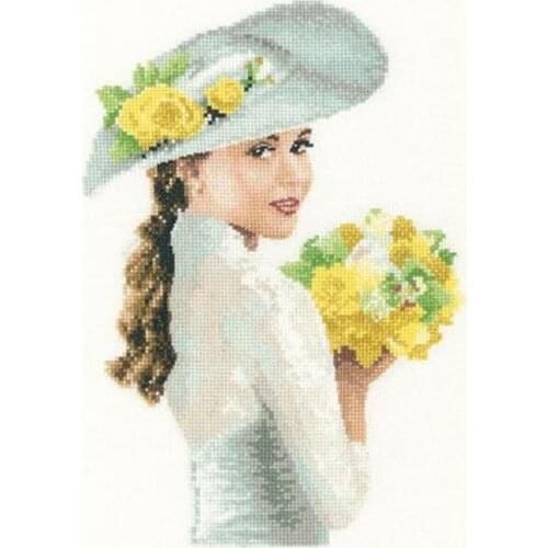 2021 Drop Shipping Embroidery Alice Cross Stitch Patterns Online Free with 100% Cotton Flosses & Free Shipping for Wall Decor