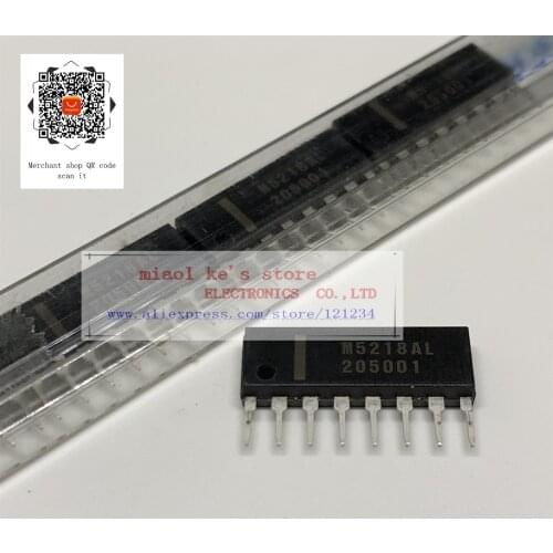 [5pcs/1lot]100% New original; M5218AL M5218L M5218 ZIP8 - Dual low noise operational amplifier chip