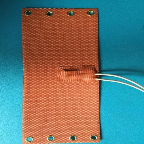 Car Engine Oil Pan Sump Tank Heater Pad Silicone oil heating Pad Engine Tank Wear Protect thermostat of 80C 12V 100W 200X300mm