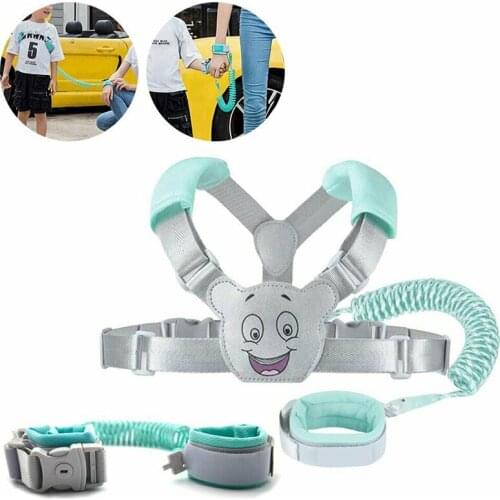 Child Backpack Leash Harness Baby Anti Lost Wrist Link Kids Outdoor Walking Hand Belt Safety Child Anti-lost Wrist Link Toddler