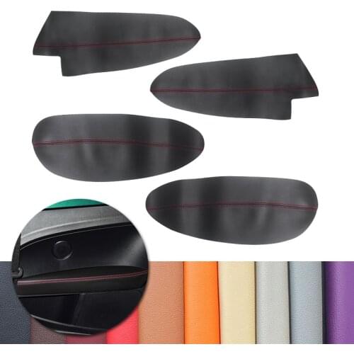 For VW Beetle 2012 2013 2014 2015 2016 2017 2018 2019 Car Styling Interior Door Panel Armrest Microfiber Leather Cover