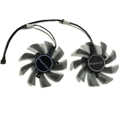 2pcs/set 4pin 85mm RX570 GPU Cooler Alternative Graphics Card Fan For REDEON RX 570 GIGABYTE Gaming 4 GB Video Card Cooling