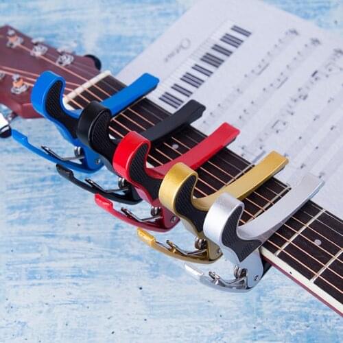 Metal Electric Guitar Ukulele Bass Capo Music Instrument Change Tuning Clamp for Beginners with Guitar Instruments Accessories