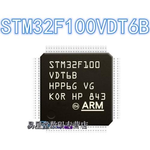 1PCS-5PCS 100% new original authentic STM32F100VDT6B QFP-100 32F100VDT6B QFP100 32-bit microcontroller chip