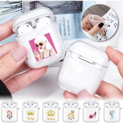 Soft Silicone AirPods Cases for Apple Airpods 1st / 2nd Generation Bluetooth Wireless Headset Charging Box Drop-proof Sleeve