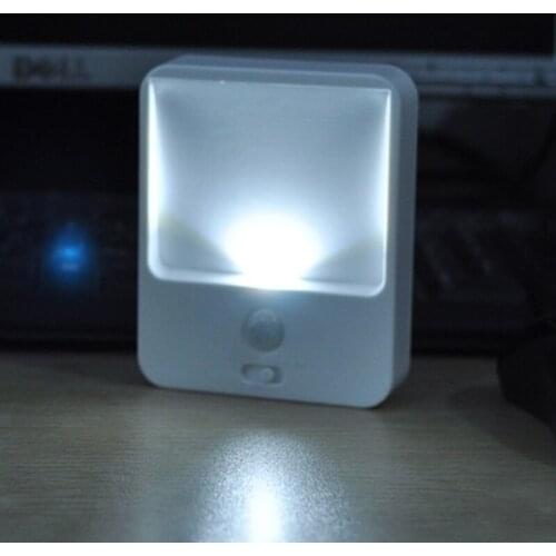 Solar Powered Motion Sensor Infrared Night Wall Light Lamp Stick-on Anywhere Cabinet Night/ Stairs/ Step Light Bar with Magnetic