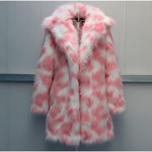 Plegie Pink Fur Coats